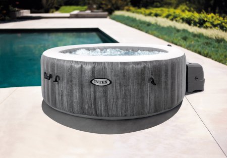 Intex Pure Spa Greywood Deluxe -  Spa Gonflable  - 4 personnes