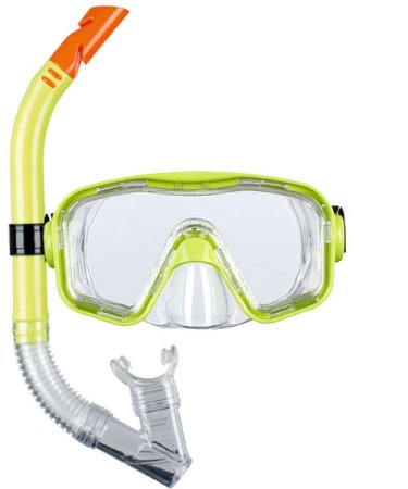 Lunettes de plongée et de tuba Bahia Kids à partir de 12 ans Jaune