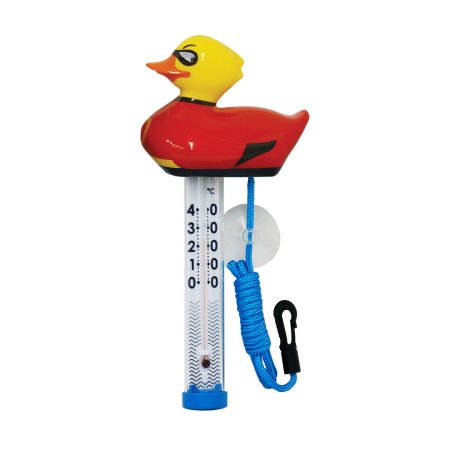 Thermomètre canard coloré super-héros