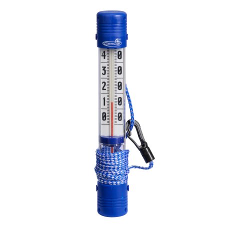 Tube thermomètre bleu foncé