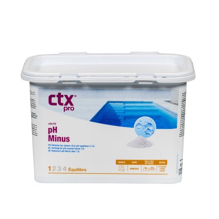 Granulés pH-minus 1,5 kg ctx10